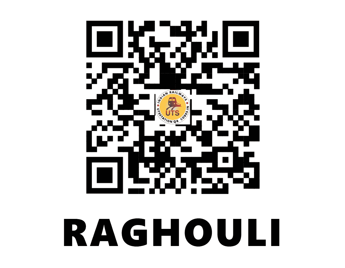 UTS QR Code for RAGHOULI - RGLI (NC - MADHYA PRADESH)